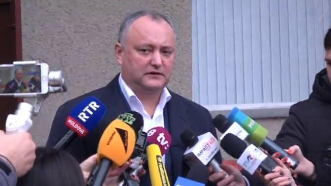 Президент Республики Молдова Игорь Додон проголосовал на Референдуме