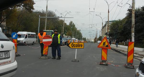 На каких улицах Кишинева будет проведен ремонт дорог 17 мая