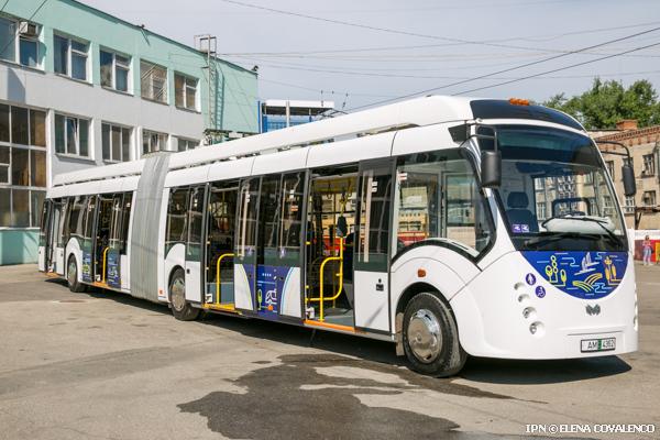 Новый электробус будут тестировать по маршруту в центре Кишинева в течение месяца