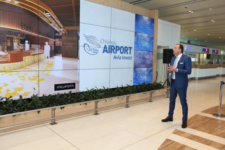 Avia Invest продолжает глобальную реконструкцию терминала Кишинёвского международного аэропорта