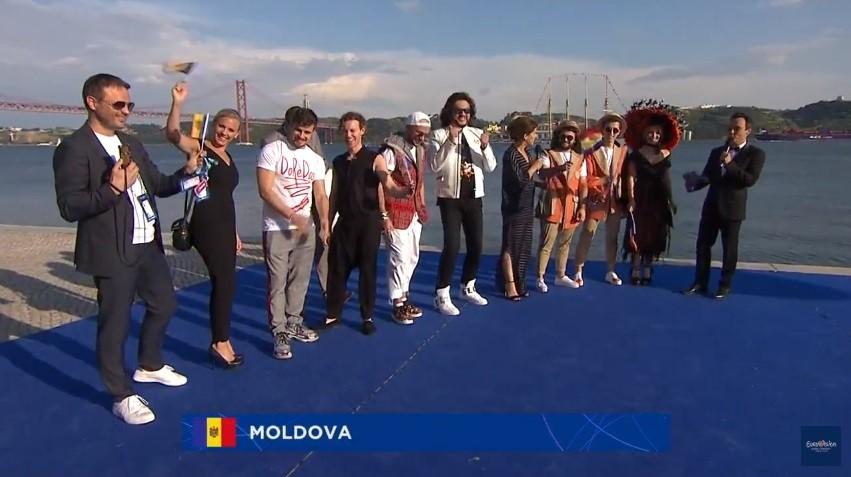(фото, видео) Группа DoReDoS вышла на голубой ковер на церемонии открытия Eurovision 2018