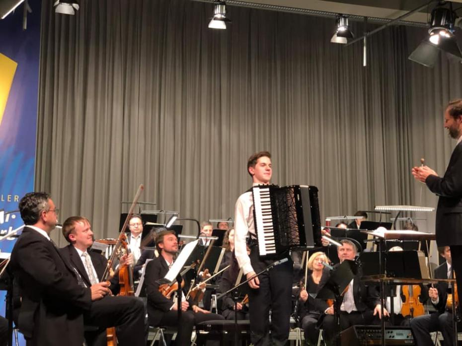 Молдавский инструменалист, Раду Рацой, выиграл главный приз  Чемпиона мира по игре на аккордеоне в Германии