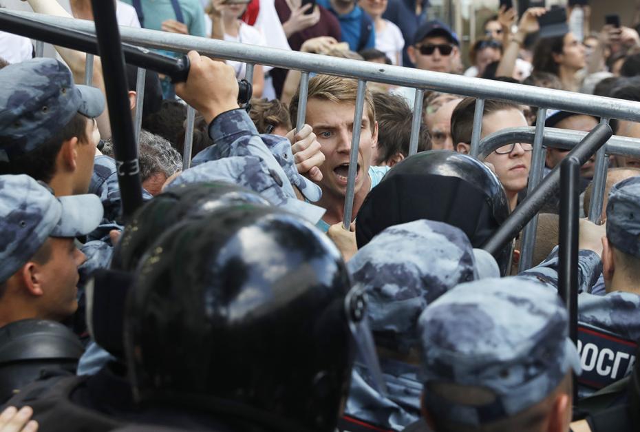APTOPIX Russia Opposition Protest