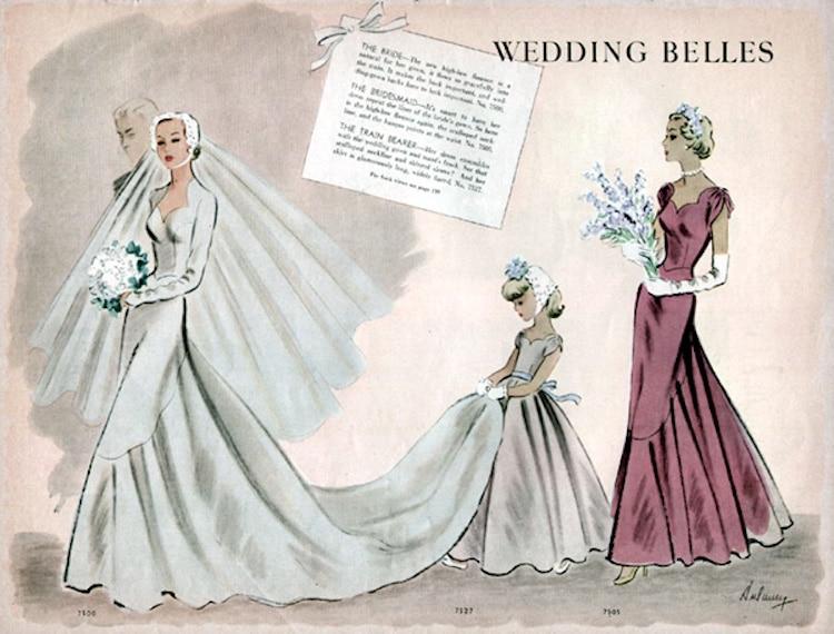 wedding-dress-pattern-1940s