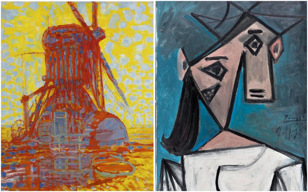 (фото) Полиция нашла в Греции картины Пикассо и Мондриана, украденные в 2012 году