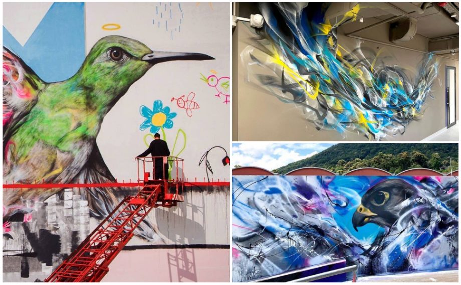(фото) Бразильский художник L7matrix украсит стены Кишинева двумя росписями. Одна уже готова