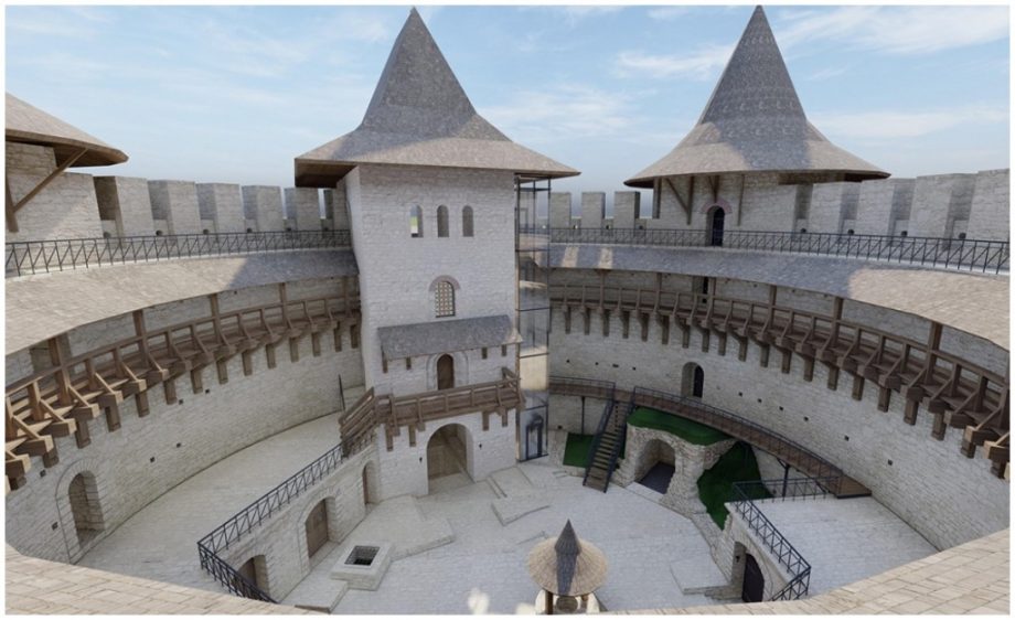 (фото) Как может выглядеть Сорокская крепость после реставрации