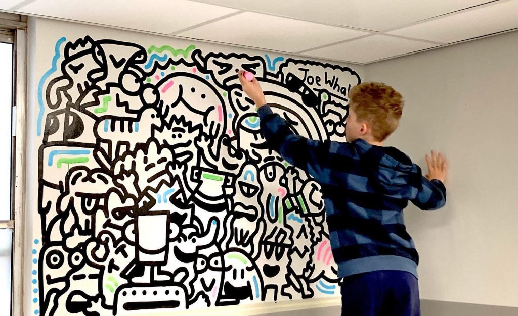 Nike заключил контракт с 12-летним иллюстратором Doodle Boy