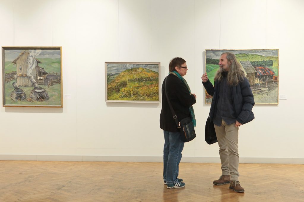 Выставка графики и живописи Василе Кожокару открылась в Национальном Музее Искусств