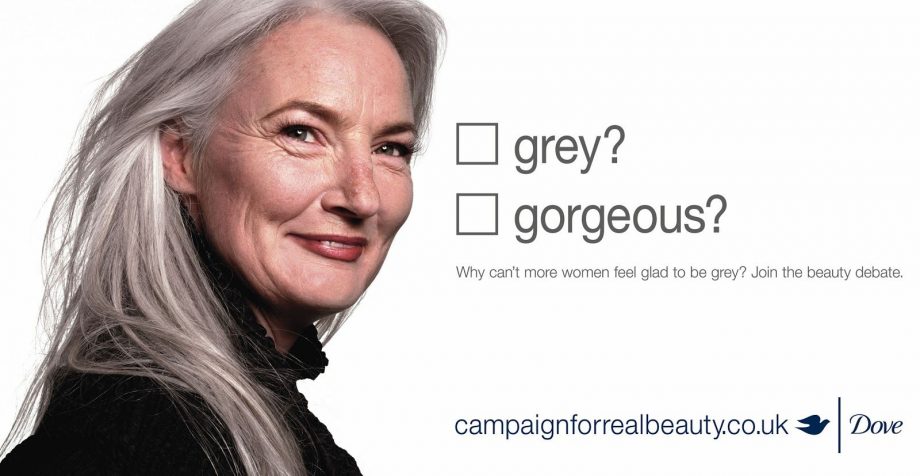 #KeepTheGrey: бренд Dove запустил компанию в поддержку женщин с натуральной сединой