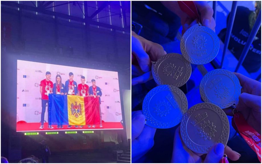 Молдова завоевала золотую медаль на робототехнической олимпиаде FIRST Global Challenge 2022