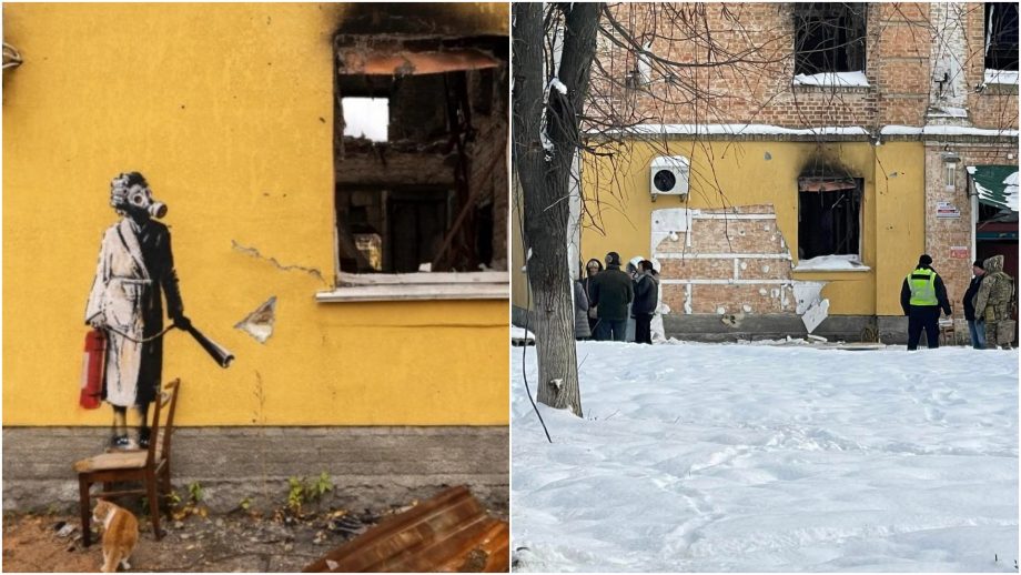 Граффити Бэнкси и запрет религиозных организаций, связанных с Россией. Главное о 282 дне войны