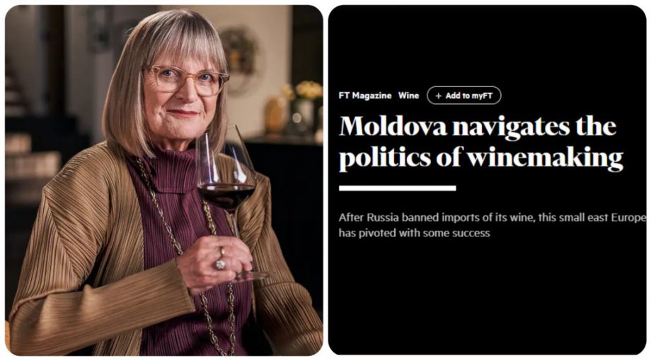 Вино и виноградники Молдовы удостоились похвалы от  самого влиятельного винного критика мира Дженсис Робинсон