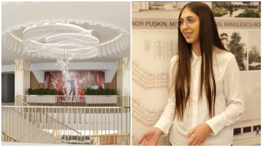 (видео) Студентка факультета градостроительства и архитектуры переосмыслила дизайн интерьера Кишиневского цирка