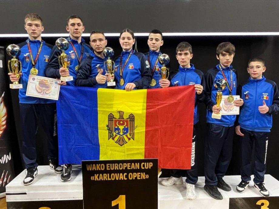 Молдавским спортсменам удалось завоевать пять золотых и одну серебряную медаль на Кубке Европы по кикбоксингу 2023 года
