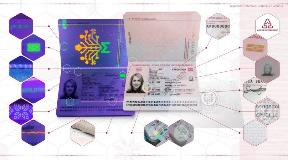 В Молдове введен в обращение новый образец паспорта