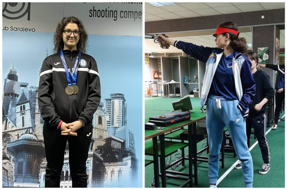 Анна Дулче завоевала три золотые медали в международном турнире по стрельбе