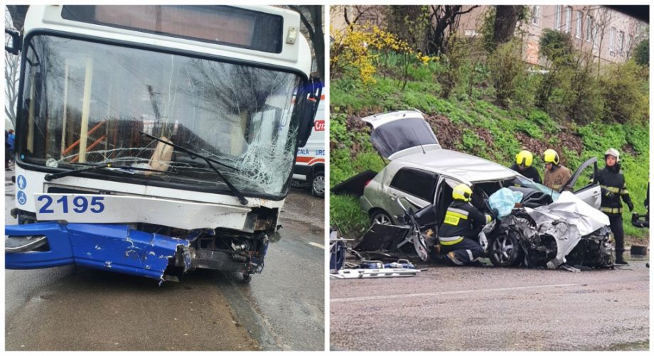 (фото, видео) Сегодня утром в столице произошел несчастный случай с участием троллейбуса