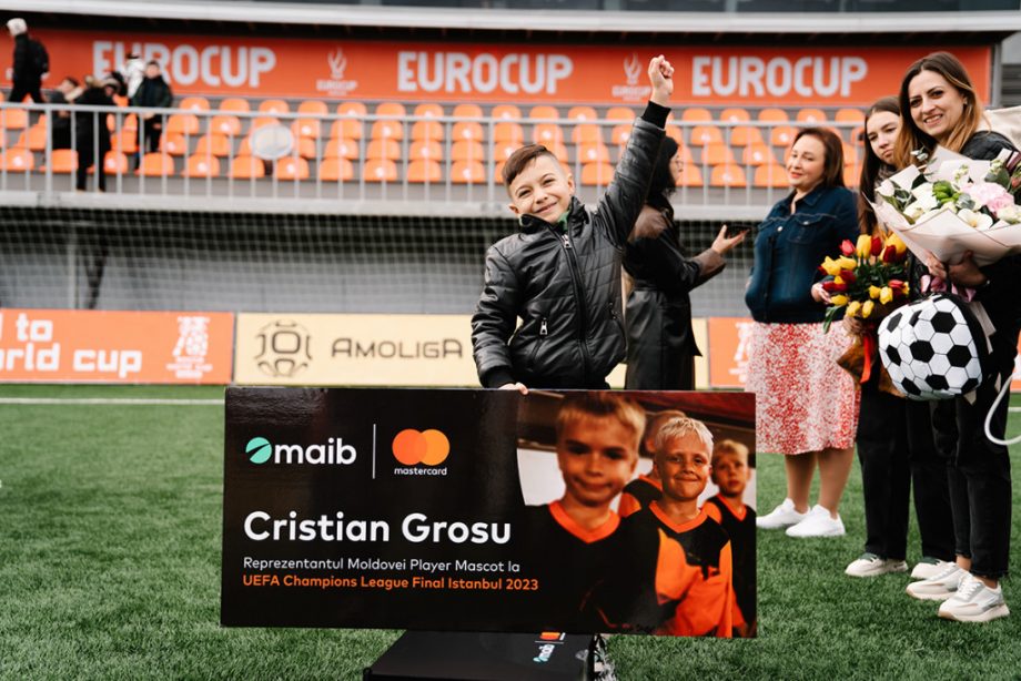 Maib и Mastercard объявили обладателя главного приза, который поедет на UEFA Champions League 2023