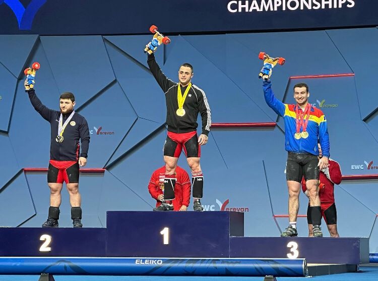Марин Робу завоевал бронзу на чемпионате Европы по тяжелой атлетике в Ереване, Армения