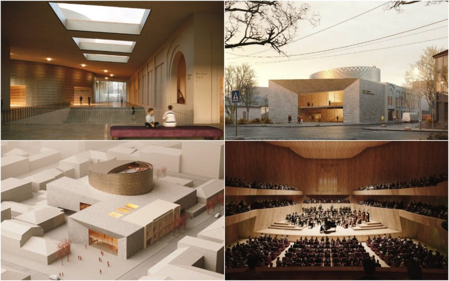 (фото) Проект Bez+Kock Architekten. Как может быть реконструирована Национальная филармония в Кишинэу