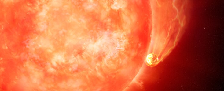 Ученые впервые увидели, как похожая на Солнце звезда поглотила планету