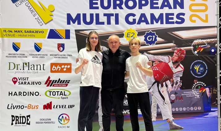 (фото) Юная спортсменка Юлия Назарова завоевала бронзу на «Multi European Games 2023» в Сараево
