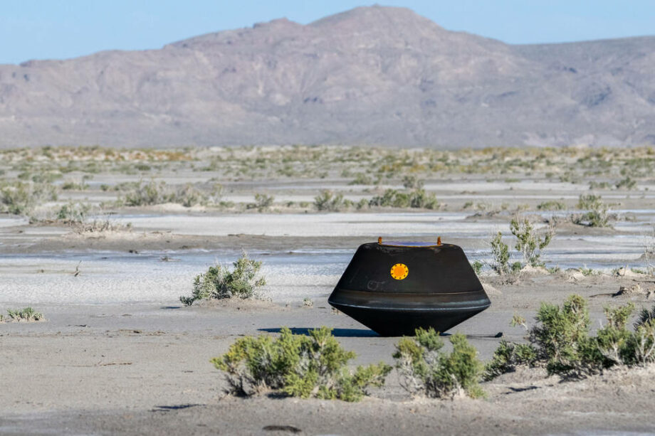 NASA: Образец астероида Бенну доставлен на Землю. Миссия по сбору фрагментов началась в 2016 году