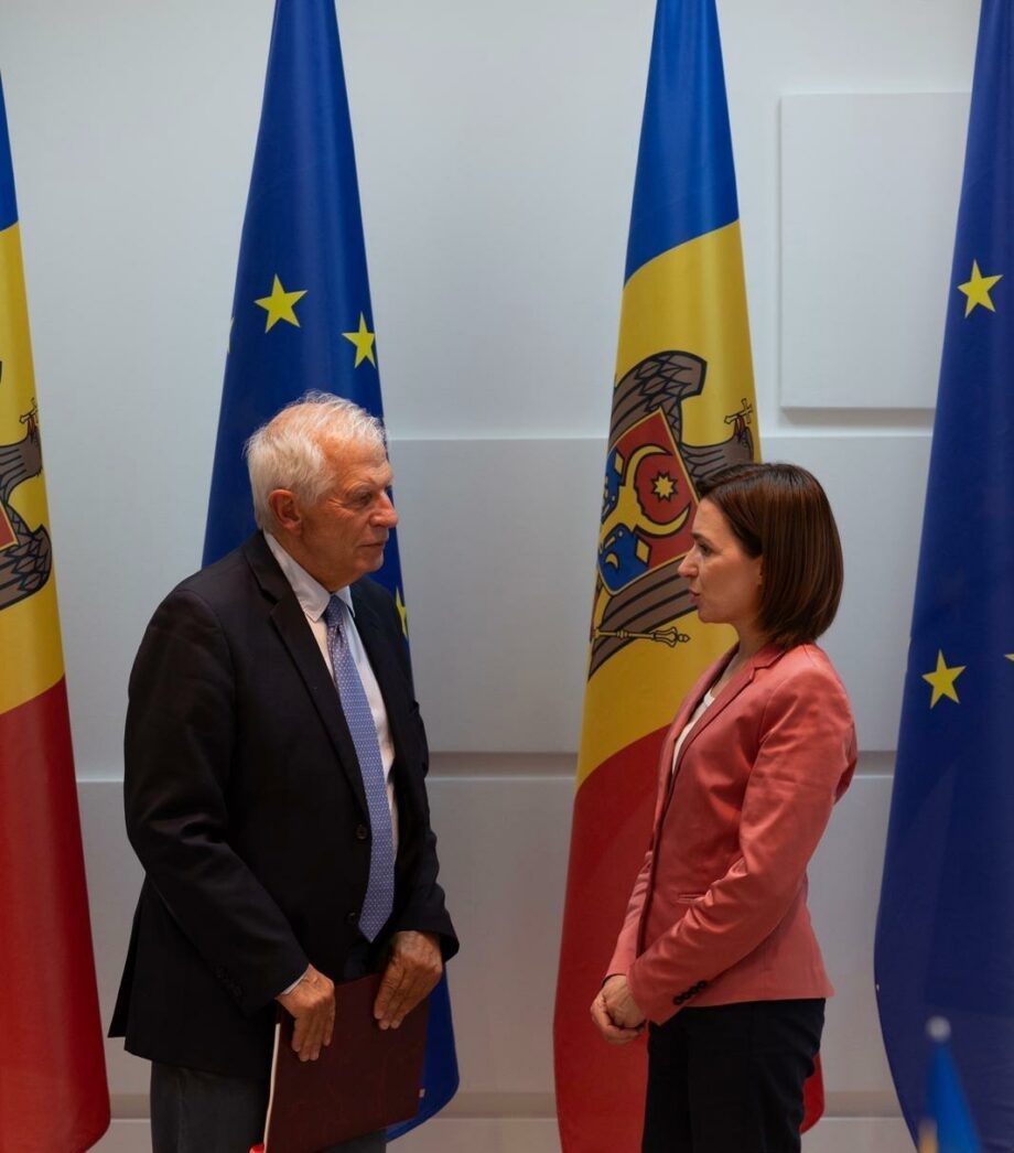 Глава европейской дипломатии провел встречу с президентом Молдовы и подписал договор с Министерством обороны