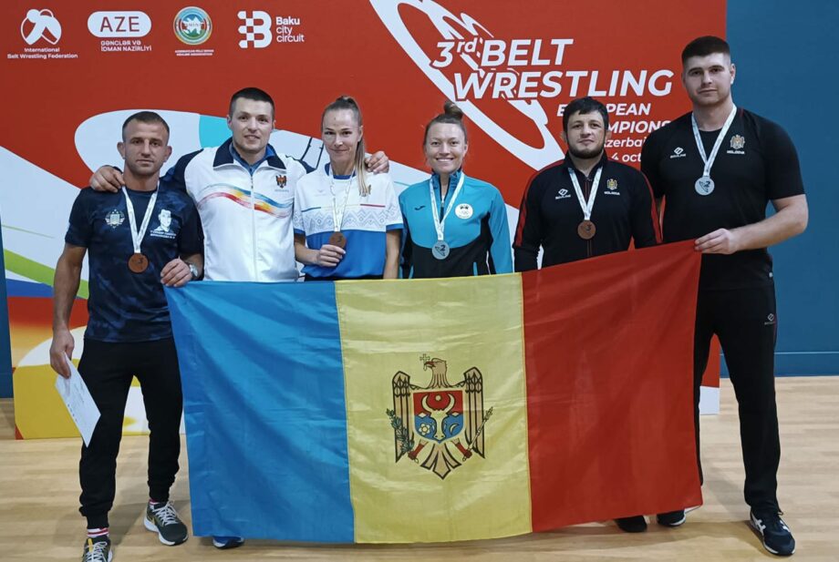 Молдавские спортсмены завоевали шесть медалей на чемпионате Европы по борьбе на поясах