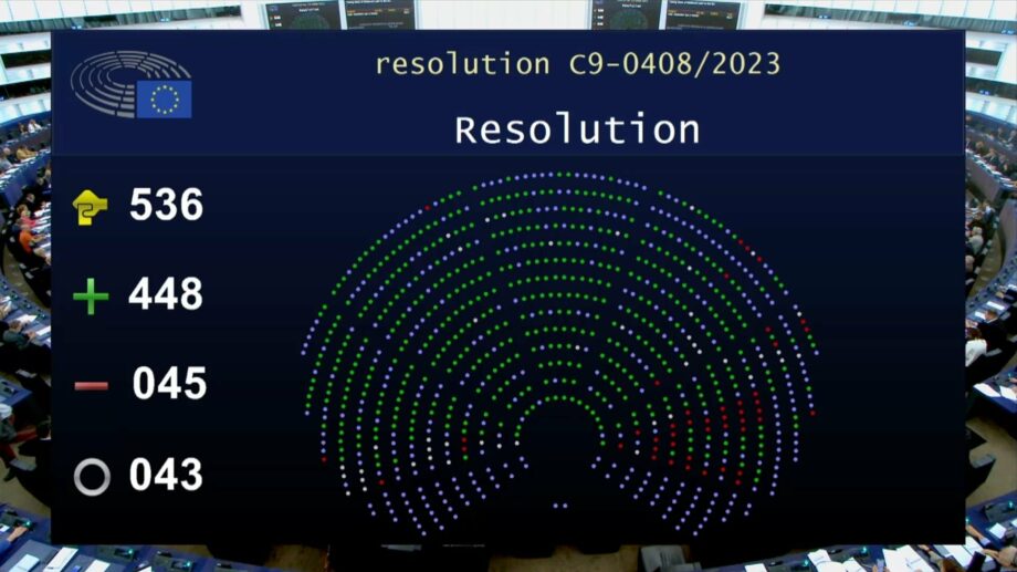 Европейский парламент проголосовал за резолюцию, призывающую к началу переговоров о вступлении Молдовы в ЕС