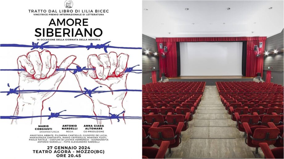 «Amore siberiano». В Италии поставили спектакль по книге молдавской писательницы Лилии Бичек