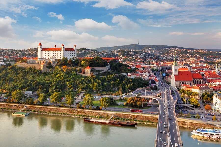 Bratislava,-,Aerial,View