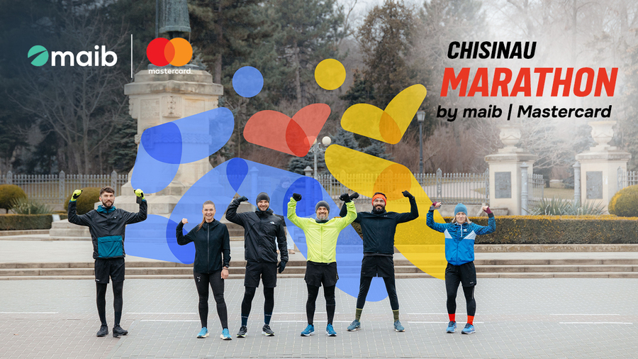 Maib и Mastercard — генеральные партнеры «Chisinau Marathon by maib | mastercard 2025»