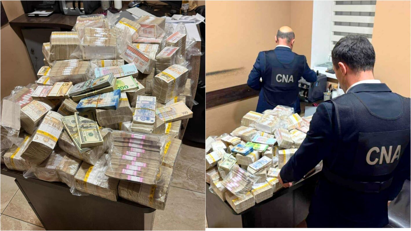 Сотрудники CNA изъяли более 20 миллионов леев в деле о незаконном финансировании партий