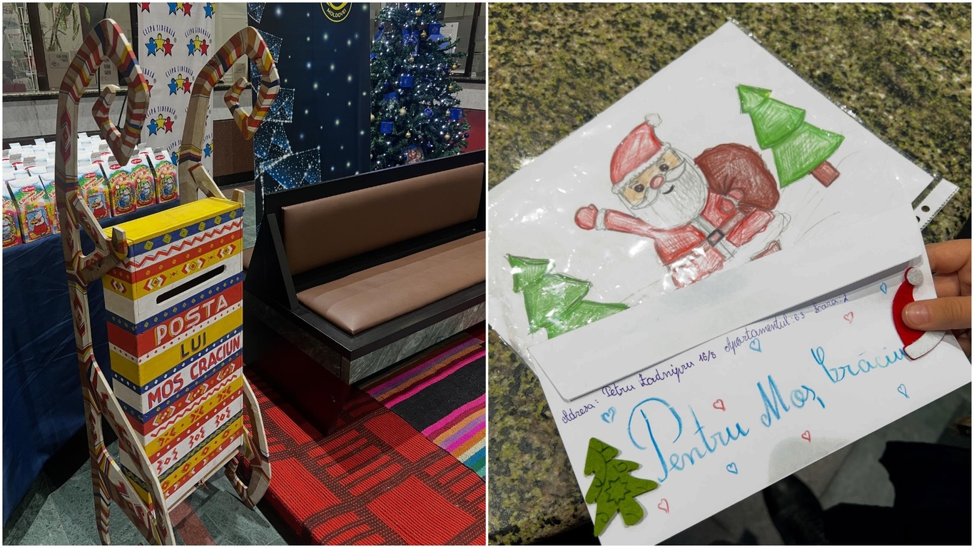 Магия зимы: в Молдове дети могут написать письмо Деду Морозу