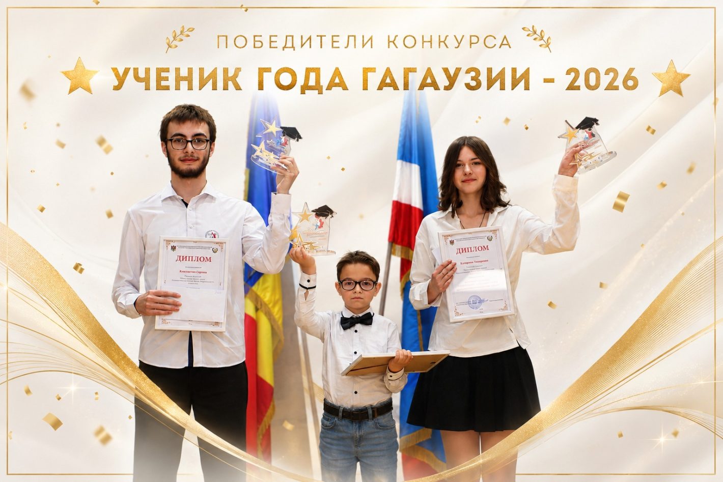 Чемпионка Молдовы по шахматам и молодой поэт: В Гагаузии наградили победителей конкурса «Ученик года»
