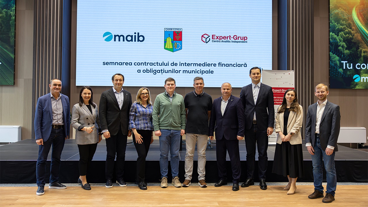Maib выступает финансовым посредником третьей эмиссии муниципальных облигаций примэрии Чадыр-Лунги на сумму 8 миллионов леев